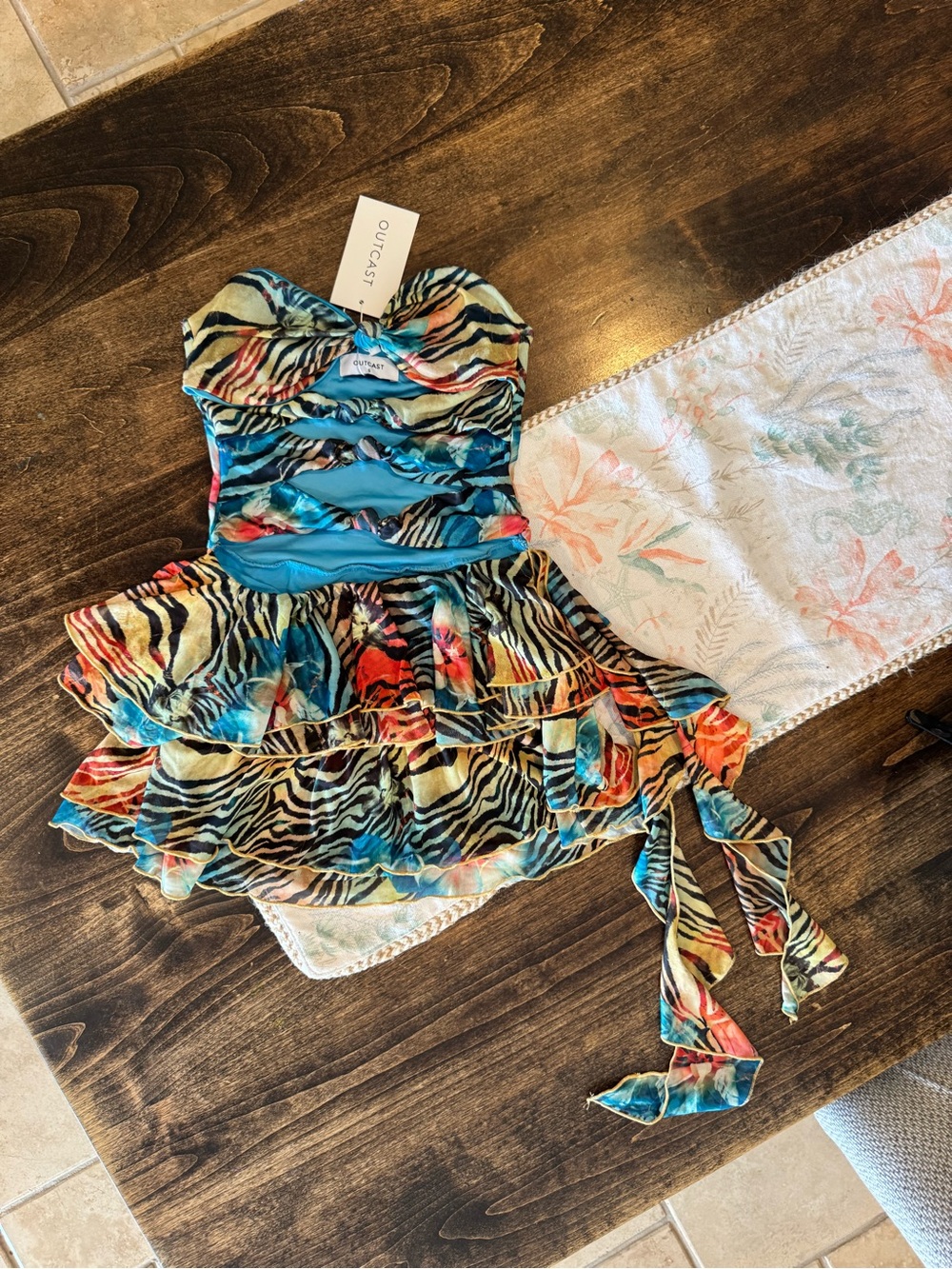 Outcast Lily mini dress in Zelion 🦓🥳 - Picture 3 of 5